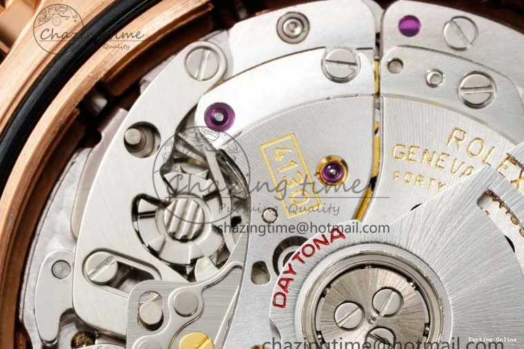 0517 Stretchable Daytona 116515 QF 1:1 Best Edition Black RG Dial on Oysterflex Rubber Strap SA 2273
